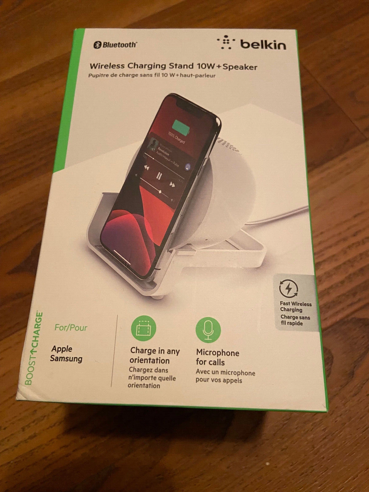 Belkin Bluetooth Speaker + 10W Wireless Charger White 1 Belkin Bluetooth Speaker + 10W Wireless Charger White
