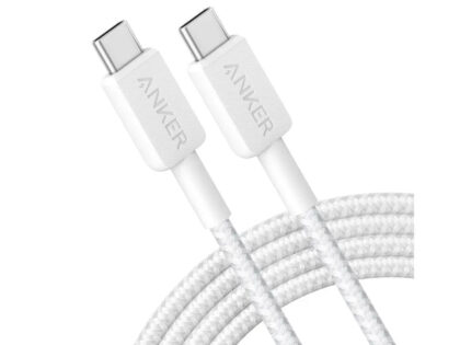 Anker 322 USB-C to USB-C Cable (6ft, 60W, Braided) White