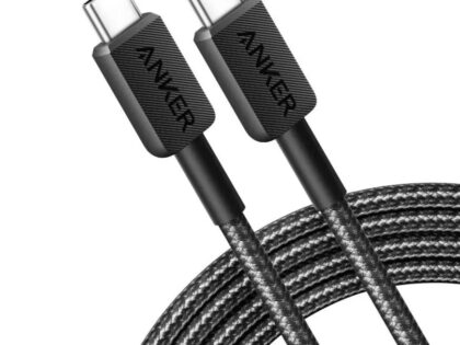 Anker 322 USB-C to USB-C Cable (6ft Braided) Black