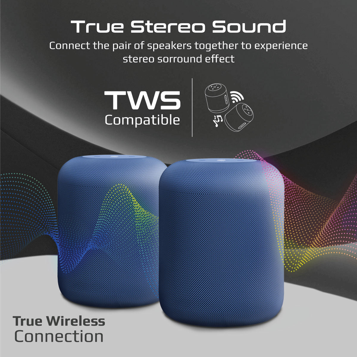 Promate Boom-10 10W ProStream Wireless HD Speaker (Boom-10.Blue/Red) 4 Promate Boom-10 10W ProStream Wireless HD Speaker (Boom-10.Blue/Red) - Image 4