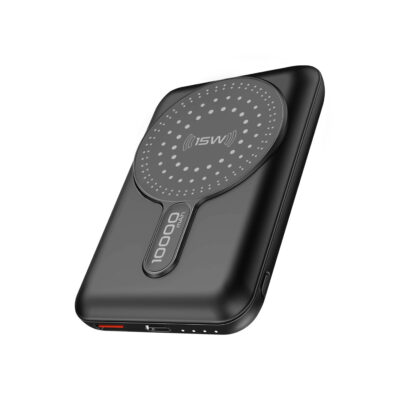 Promate PowerMag-10Pro 10000mAh SuperCharge MagSafe Wireless Charging Power Bank (PowerMag-10Pro.Black/Blue)