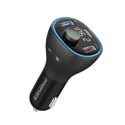 Promate PowerTune-38W Universal Wireless Hands-free Kit with FM Transmitter (POWERTUNE-38W)