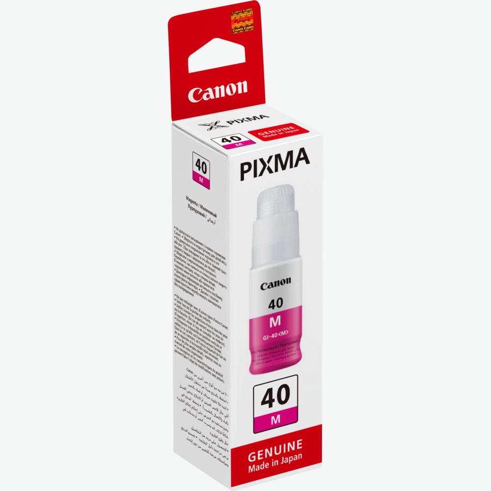 Canon Ink Bottle GI-40 Magenta (3401C001AA) 2 Canon Ink Bottle GI-40 Magenta (3401C001AA) - Image 2