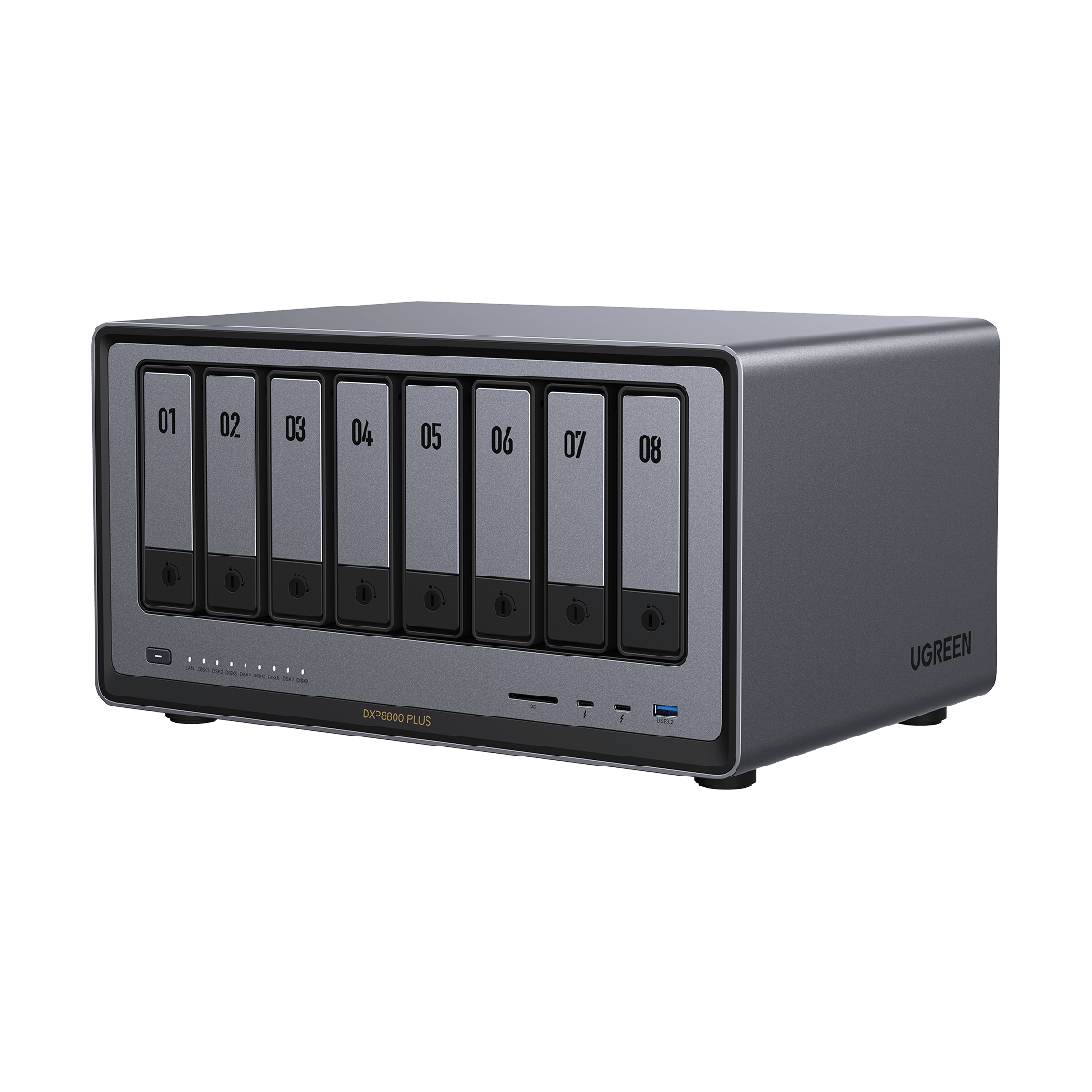 UGREEN CM755 DXP8800 Plus 8-Bay High-Performance Desktop NAS (Diskless) Intel i5-1235U 10-Core, 8GB DDR5, 128GB SSD 1 UGREEN CM755 DXP8800 Plus 8-Bay High-Performance Desktop NAS (Diskless) Intel i5-1235U 10-Core, 8GB DDR5, 128GB SSD