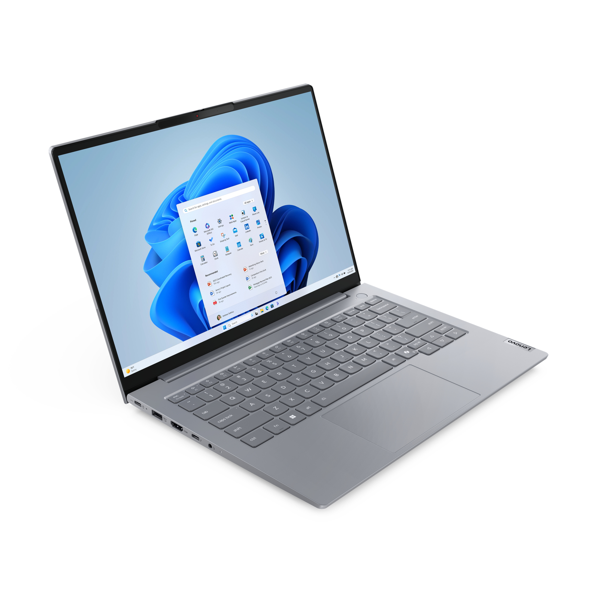 Lenovo ThinkBook 14 G8, Intel Core Ultra 5 225U, 8GB RAM, 512GB SSD, 14-Inch Laptop, Arctic Grey 2 Lenovo ThinkBook 14 G8, Intel Core Ultra 5 225U, 8GB RAM, 512GB SSD, 14-Inch Laptop, Arctic Grey - Image 2