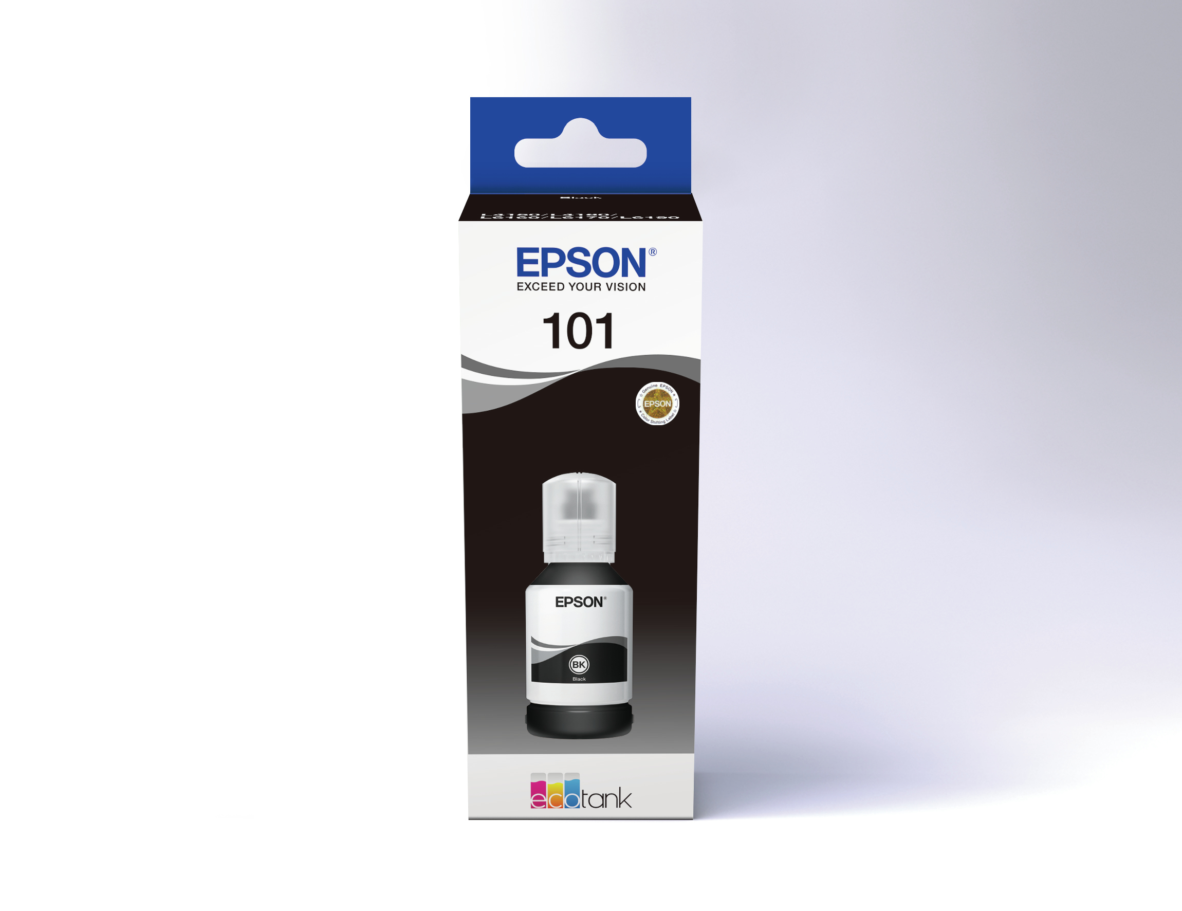 Epson 101 EcoTank Black Ink Bottle 127ml (C13T03V14A) 3 Epson 101 EcoTank Black Ink Bottle 127ml (C13T03V14A) - Image 3