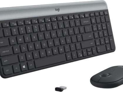 Logitech MK470 Slim Wireless Keyboard and Mouse Combo (920-009204)