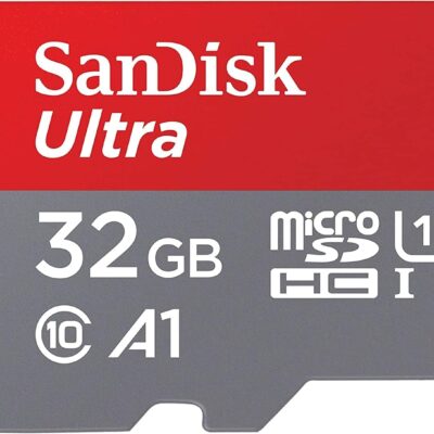 SanDisk Ultra 32GB UHS-I Class 10 microSDXC Card (SDSQUNR-032G-GN3MN)