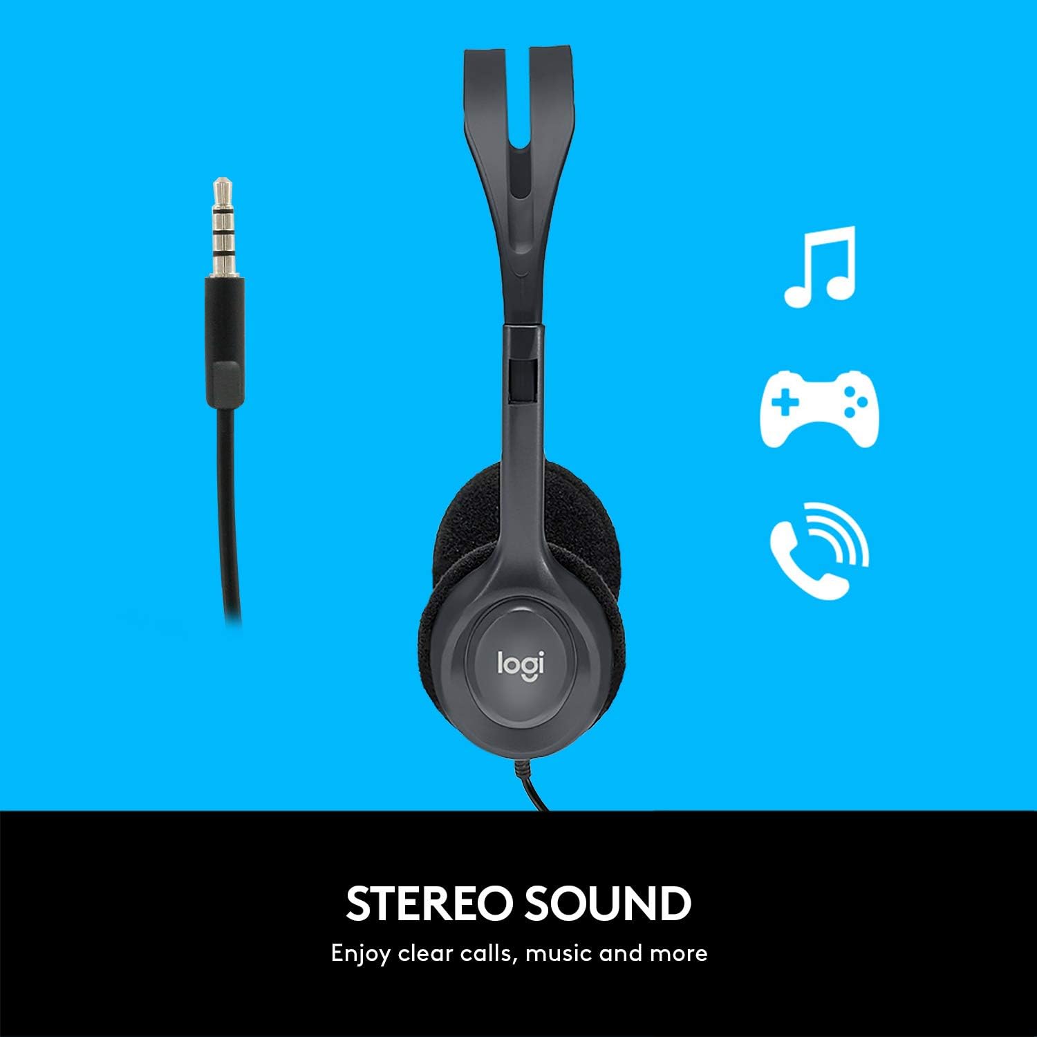 Logitech Headset H111 (981-000593) 2 Logitech Headset H111 (981-000593) - Image 2