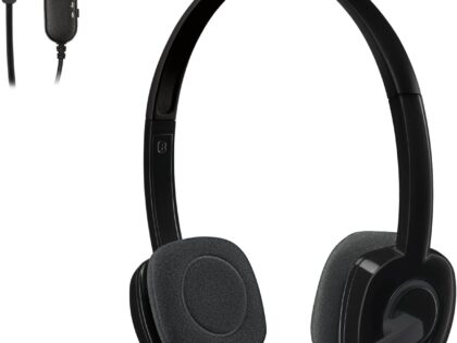 Logitech Stereo Headset H151 Black 3.5mm Jack (981-000589)