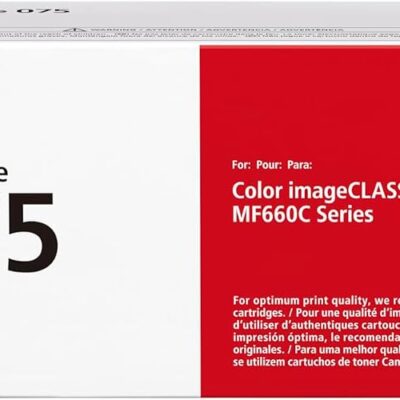 Canon 075 Black Toner Cartridge for LBP640 MF660 Series Yield 1300 Pages (6365C002)