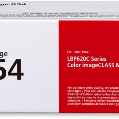 Canon 054 Black Toner Cartridge for MF641Cdw MF643Cdw Yield 1500 Pages (3024C003AA)