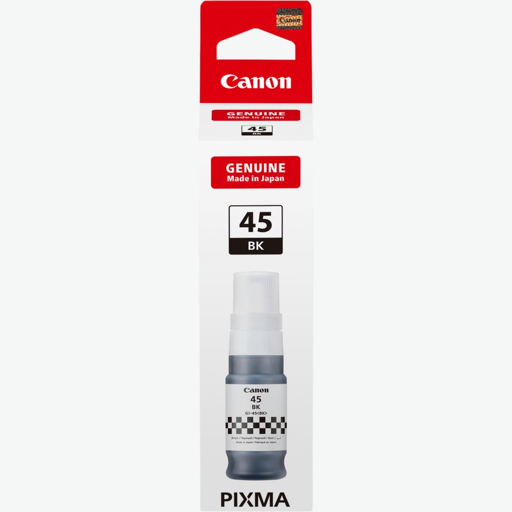 Canon GI-45 BK Black Ink Bottle (6288C001AA) 2 Canon GI-45 BK Black Ink Bottle (6288C001AA) - Image 2