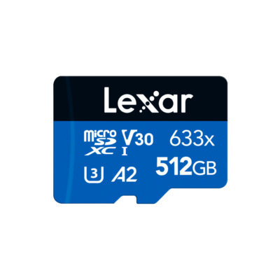 64GB Lexar High-Performance 633x microSDXC UHS-I 100MB/s Without Adapter (LMS0633064G-BNNNG)