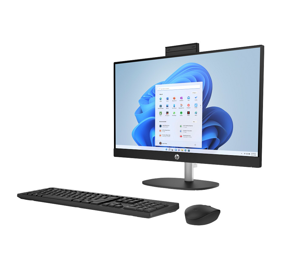 HP 24-cr1073nh All-in-One, Intel Core Ultra 7-155U, 8GB RAM, 512GB SSD, 23.8" Touchscreen, Jet Black 3 HP 24-cr1073nh All-in-One, Intel Core Ultra 7-155U, 8GB RAM, 512GB SSD, 23.8" Touchscreen, Jet Black - Image 3
