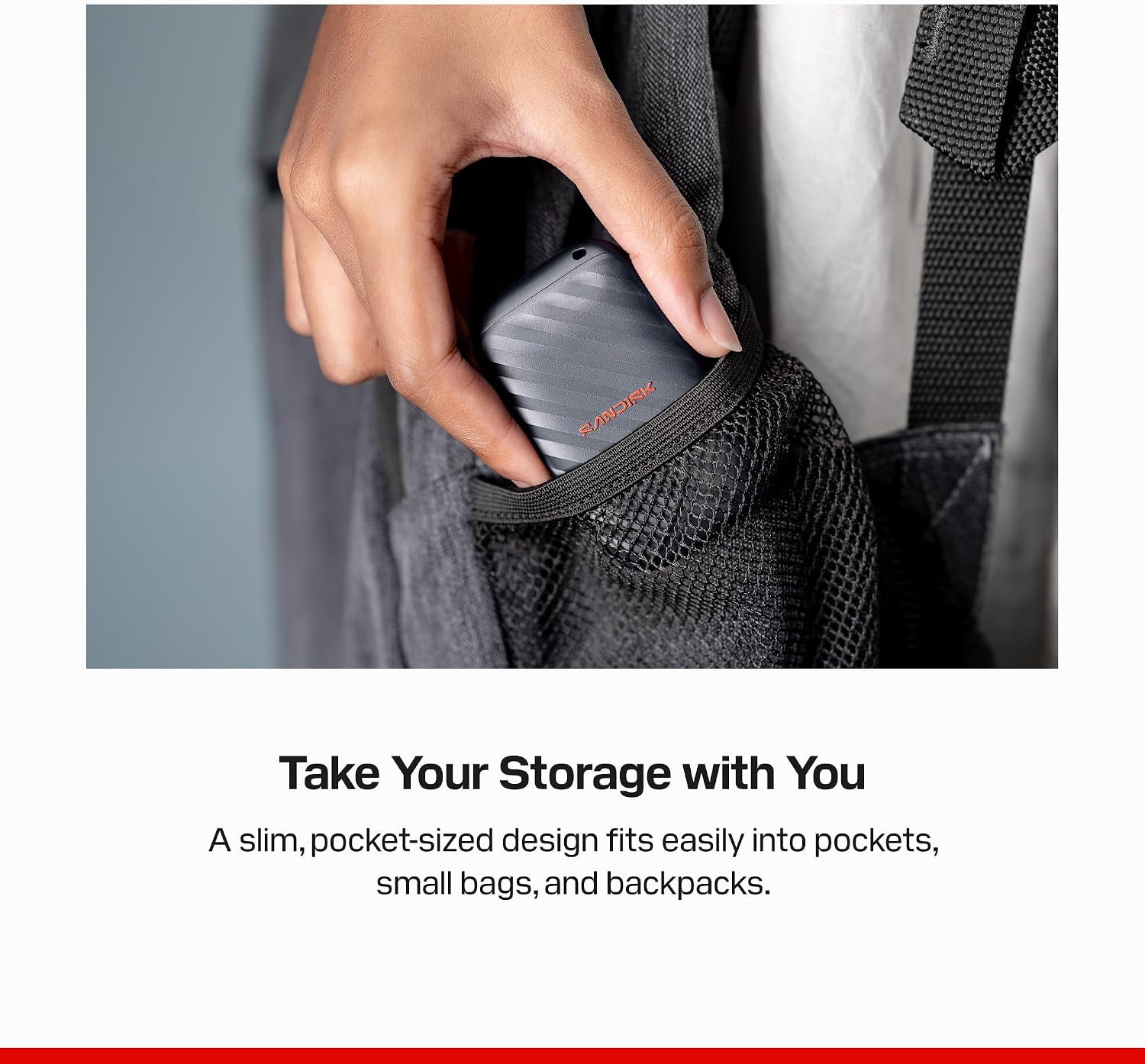SanDisk E10 Portable External SSD 1TB (SDSSDE10-1T00-G25) 4 SanDisk E10 Portable External SSD 1TB (SDSSDE10-1T00-G25) - Image 4