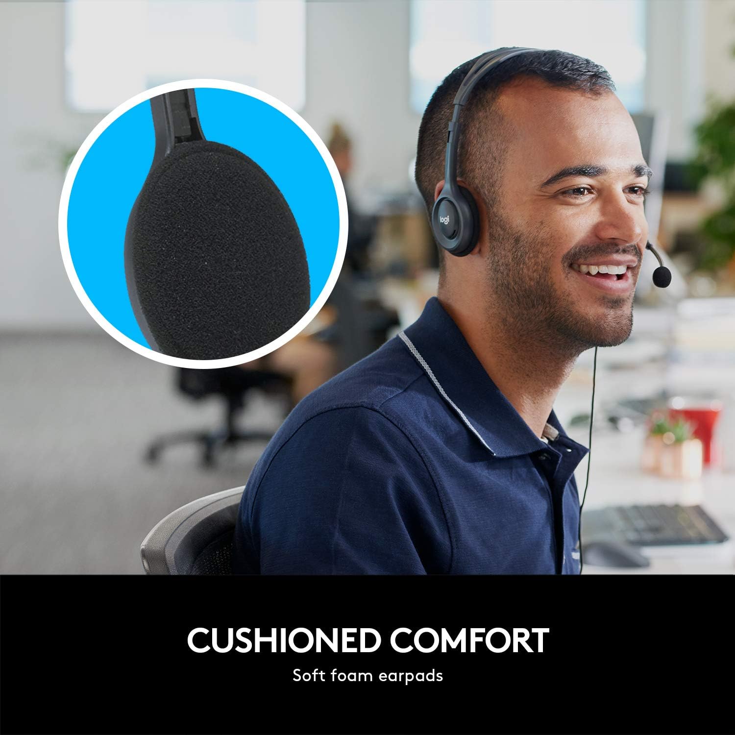 Logitech Headset H111 (981-000593) 3 Logitech Headset H111 (981-000593) - Image 3