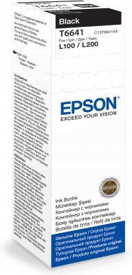 Epson T6641 EcoTank Black Ink Bottle 70ml (C13T66414A)