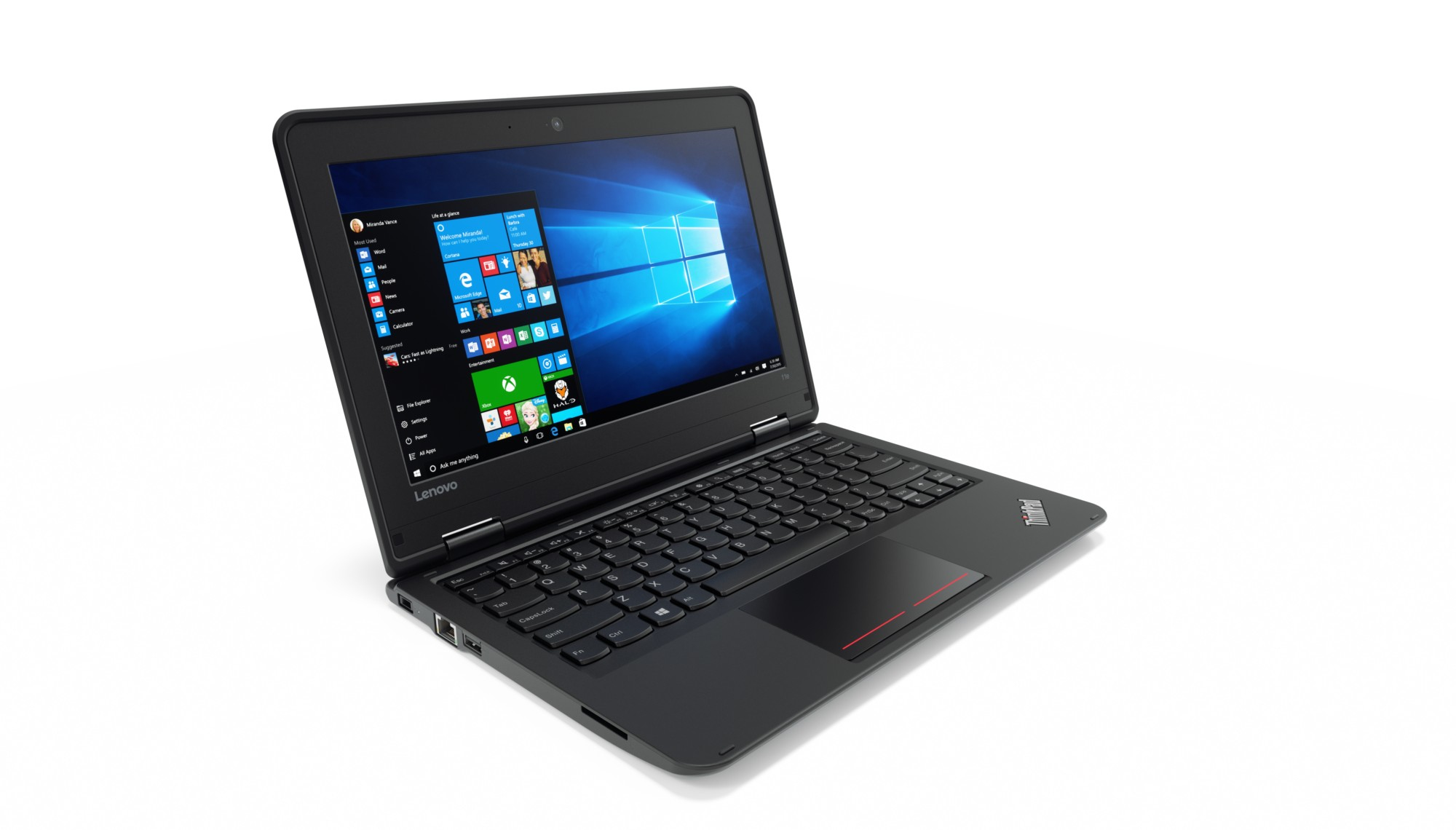 Lenovo ThinkPad 11e Intel Celeron 8GB RAM 128GB SSD 11.6" Non-Touch (Grade A) 2 Lenovo ThinkPad 11e Intel Celeron 8GB RAM 128GB SSD 11.6" Non-Touch (Grade A) - Image 2