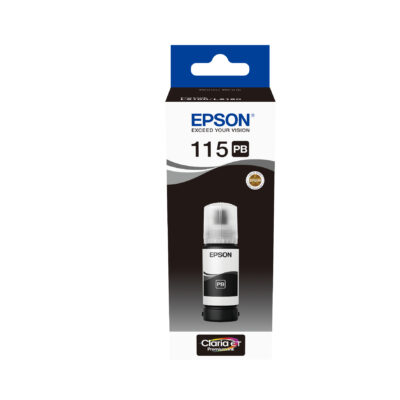 Epson 115 EcoTank Photo Black Ink Bottle 70ml (C13T07D14A)