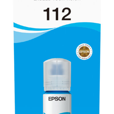 Epson 112 EcoTank Pigment Cyan Ink Bottle 70ml (C13T06C24A)