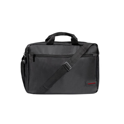 Promate Gear-MB Lightweight Messenger Bag, Front Storage Zipper, for Laptops up to 15.6" (GEAR-MB)