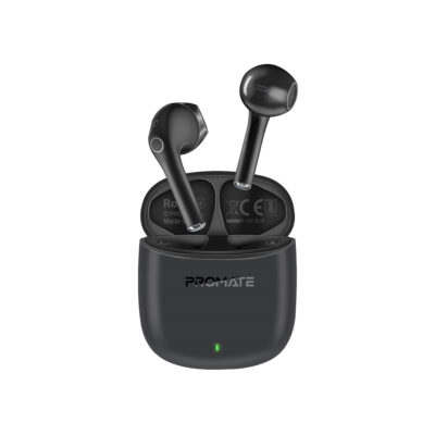 Promate Lima High Definition ENC TWS Wireless Earbuds with IntelliTouch (LIMA.BLACK/WHITE)