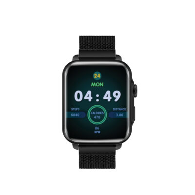 Promate ProWatch-B18 IP68 Fitness Tracker Smartwatch, 1.8" IPS Display (PROWATCH-B18.BLACK/BLUE)