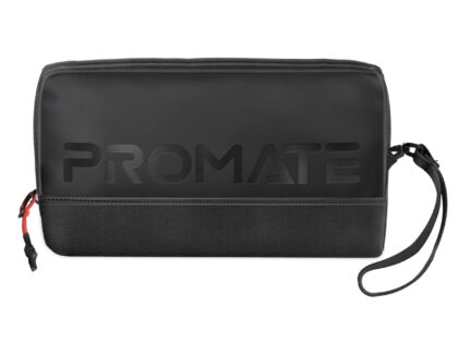 Promate Vali Lightweight Tech Accessory Pouch, Nylon Fabric, Multiple Pockets (VALI.BLACK/BLUE)