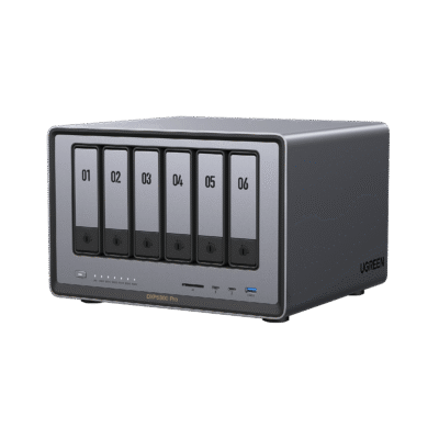 UGREEN DPXP6800 Pro 6-Bay High-Performance Desktop NAS (Diskless) Intel Pentium Gold 8505, 8GB DDR5, 128GB SSD
