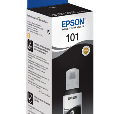Epson 101 EcoTank Black Ink Bottle 127ml (C13T03V14A)
