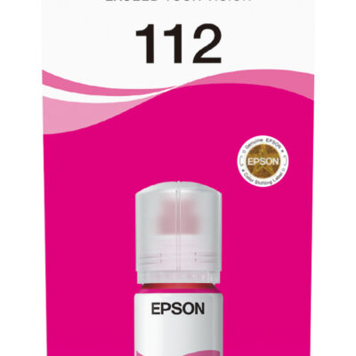 Epson 112 EcoTank Pigment Magenta Ink Bottle 70ml (C13T06C34A)