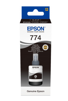 Epson T7741 EcoTank Pigment Black Ink Bottle 140ml (C13T77414A)