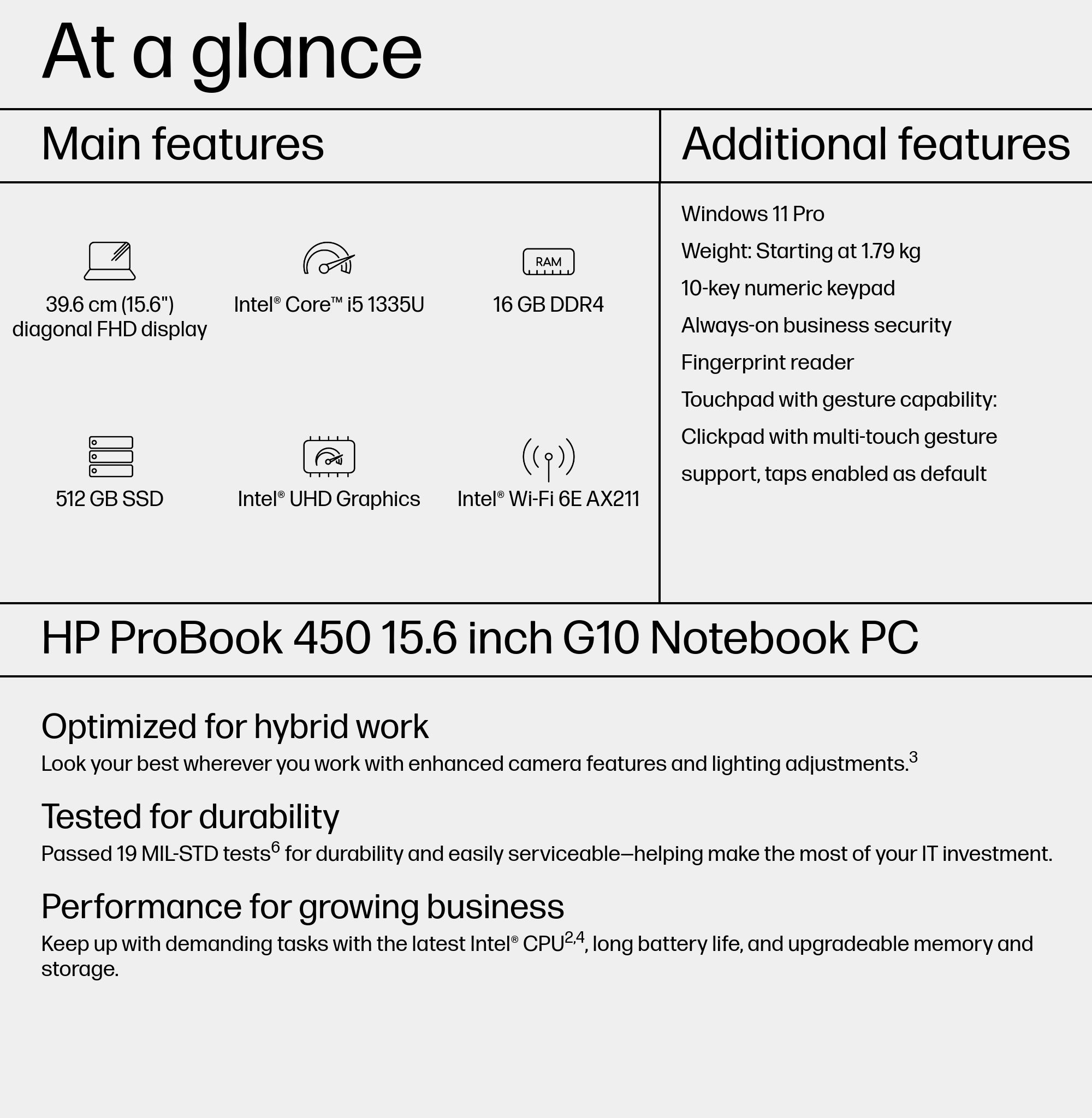 HP ProBook 450 G10, Intel Core i7 13th Gen, 16GB RAM, 512GB SSD, 15.6-Inch Non-Touch Business Laptop (71H61AV) 4 HP ProBook 450 G10, Intel Core i7 13th Gen, 16GB RAM, 512GB SSD, 15.6-Inch Non-Touch Business Laptop (71H61AV) - Image 4