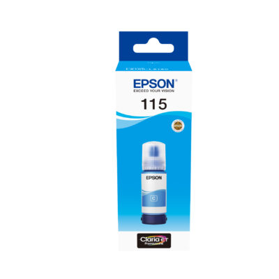 Epson 115 EcoTank Cyan Ink Bottle 70ml (C13T07D24A)