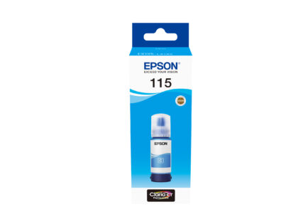 Epson 115 EcoTank Cyan Ink Bottle 70ml (C13T07D24A)
