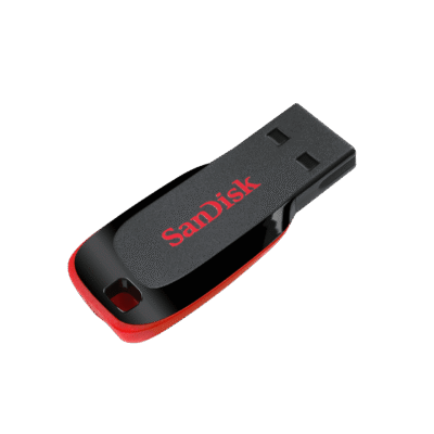 SanDisk Cruzer Blade USB 2.0 Flash Drive 128GB (SDCZ50-128G-B35)