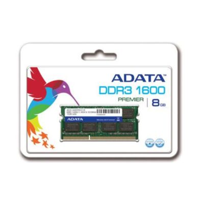 ADATA DDR3/DDR3L Laptop RAM 8GB 1600MHz SODIMM