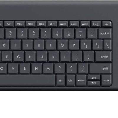 Logitech K400 Plus Wireless Touch Keyboard Dark