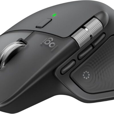 Logitech MX Master 4 Wireless and Bluetooth Rechargeable Mouse - Graphite