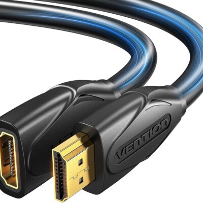 Vention HDMI Female to Female Extension Cable 0.5M Black