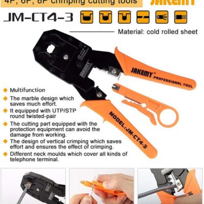 Jakemy Network Cable Crimping Tool