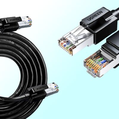 UGREEN NW316 Cat6 F/UTP Ethernet Patch Cable 5m Length Black