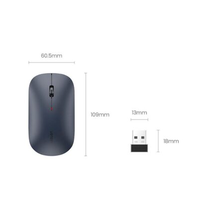 UGREEN MU001 Portable Wireless Mouse Gray