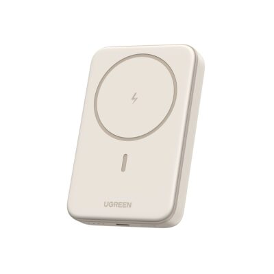 UGREEN MagFlow 10000mAh Magnetic Wireless Power Bank 20W Beige