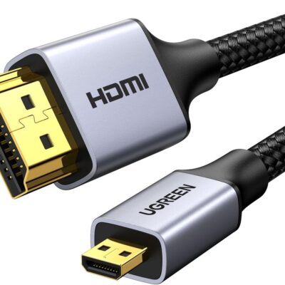 UGREEN Micro HDMI to HDMI 4K Cable Male to Male Black 1m