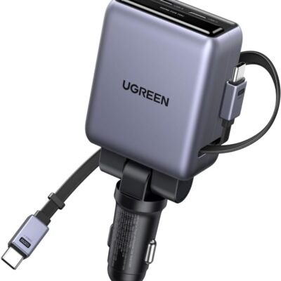 UGREEN 150W 4-Port GaN Fast Car Charger