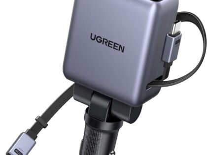 UGREEN 150W 4-Port GaN Fast Car Charger