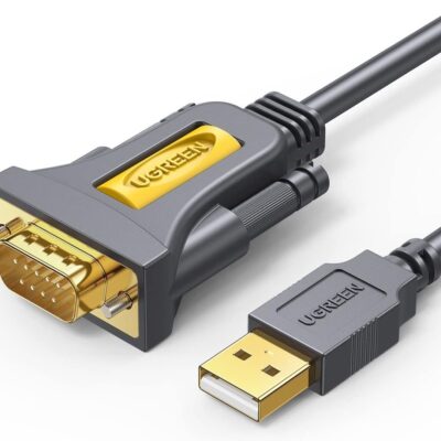 UGREEN CR104 USB to DB9 RS-232 Male Adapter Cable 1.5m