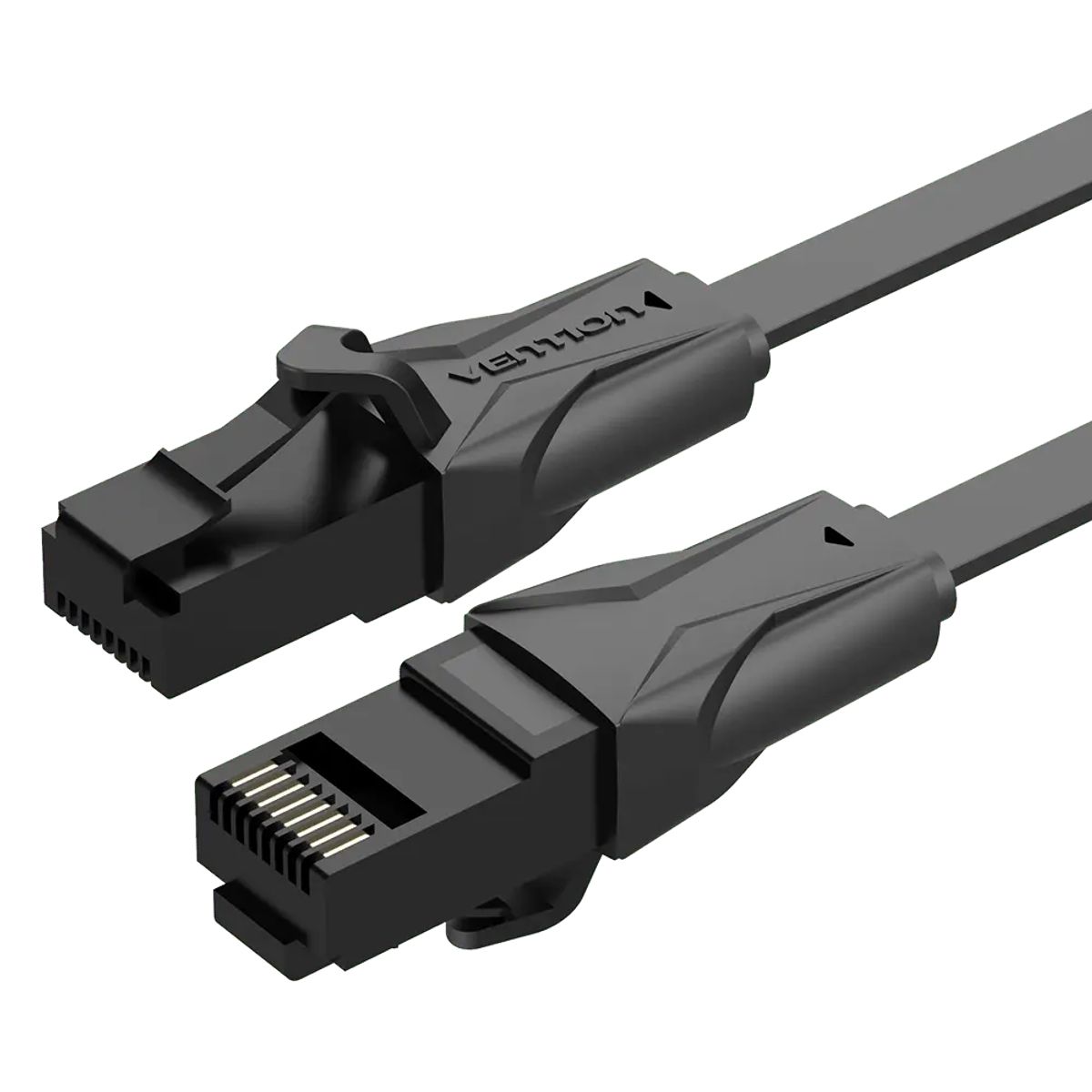 Vention Flat Cat.6 UTP Patch Cable 40M Black 1 Vention Flat Cat.6 UTP Patch Cable 40M Black